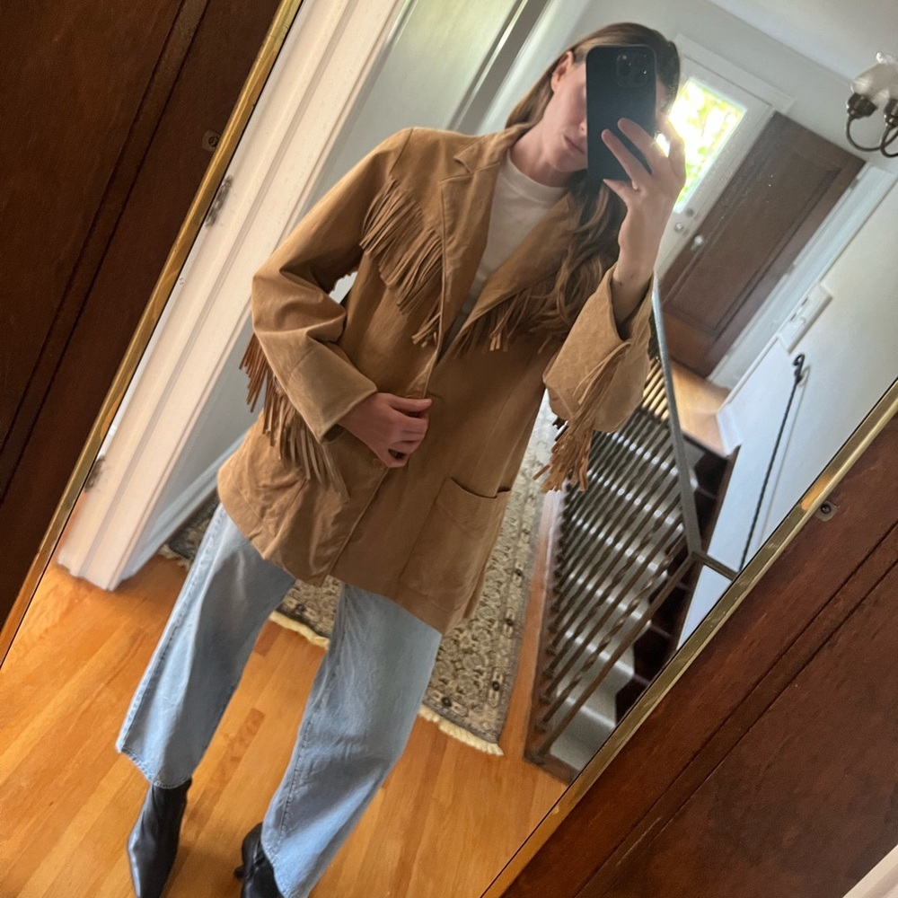 Vintage Fringe Suede Western Jacket - Picture 2 of 11